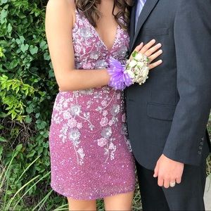 Primavera sequence beaded dress size 4